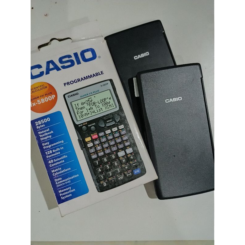 

kalkulator CASIO fx 5800p