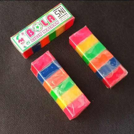 Lilin Mainan Malam 6 warna KECIL SNI