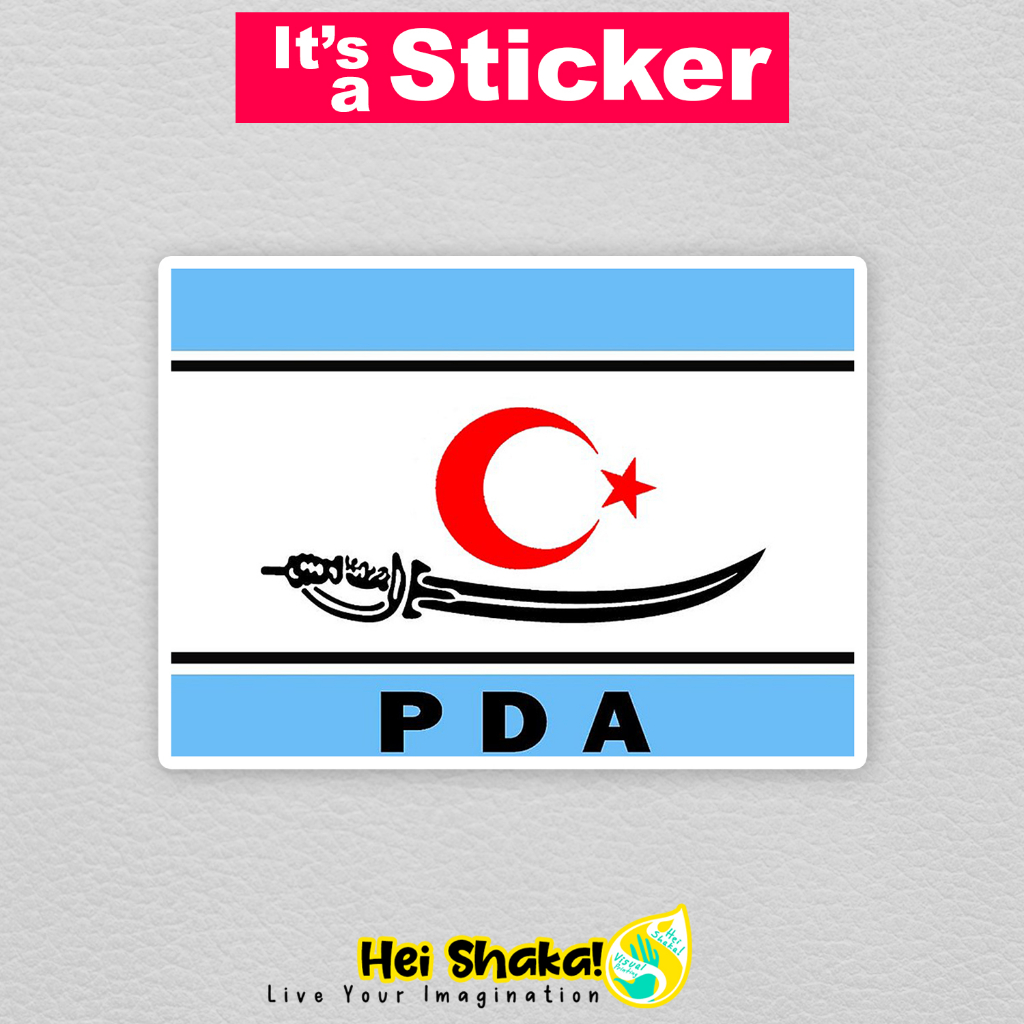 

Heishaka Stiker Partai Darul Aceh PDA Sticker Parpol Politik Vinyl Anti Air