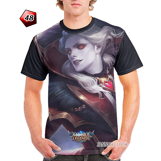 Kaos Mobile Legend Alucard Viscount Starlight Kode ML48 Printing