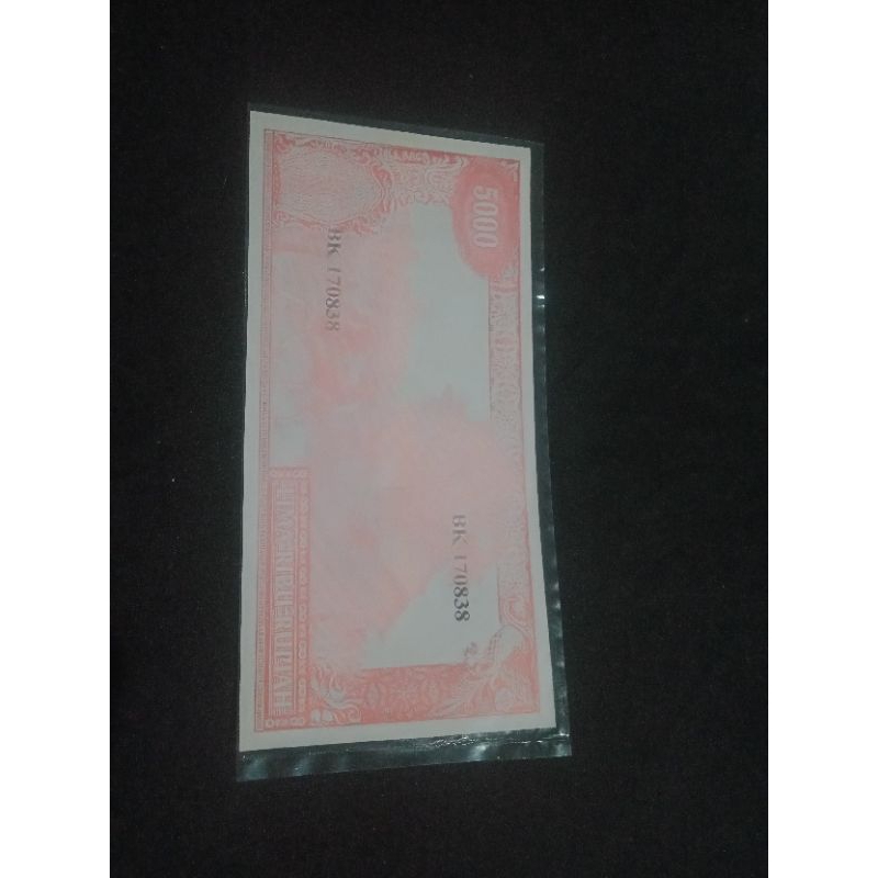 Hobby Koleksi Uang Kuno 1000 Soekarno Merah Melengkung Bajak Sawah