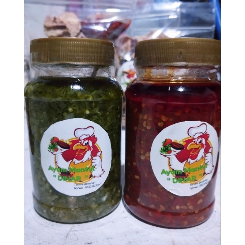 

Paket 2 cup sambal DINAR