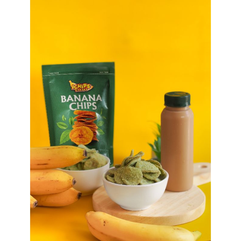 

Ichips Banana Keripik Pisang Green Tea 100 gr