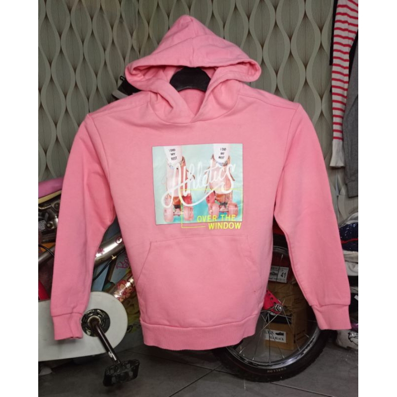 Sweater Hoodie Pink Anak Cewek Remaja AWK