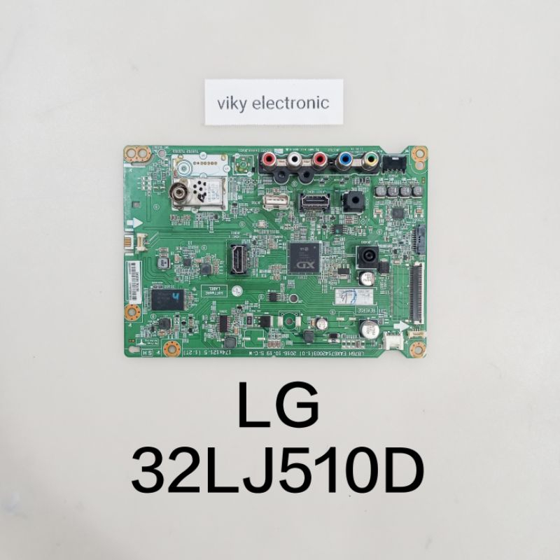 LG 32LJ510D mainboard mb mesin tv mobo modul tv LG 32LJ510D
