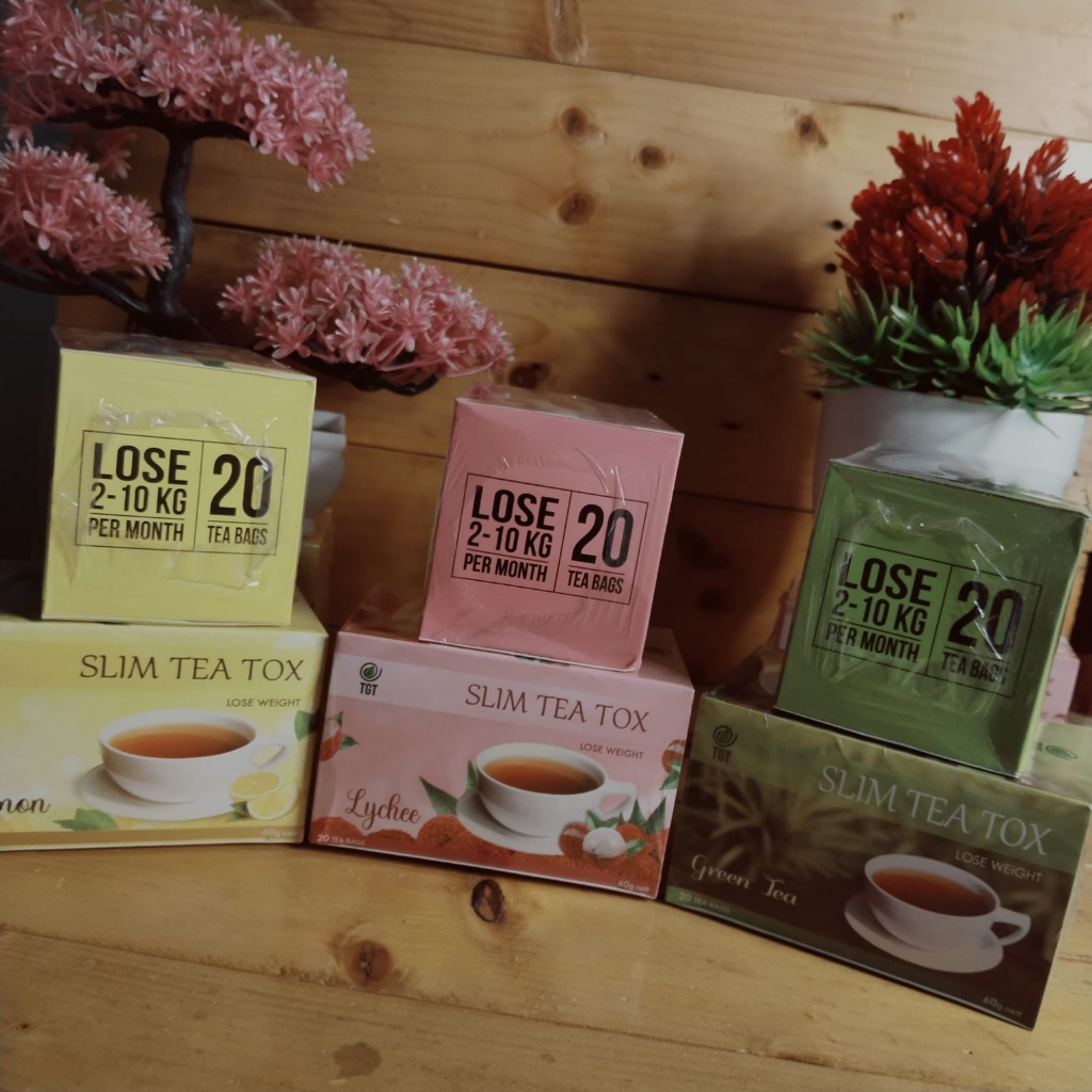 Slim Tea Tox TGT Slim Tea Detox Teh Pelangsing Badan dan Penurun Berat Badan