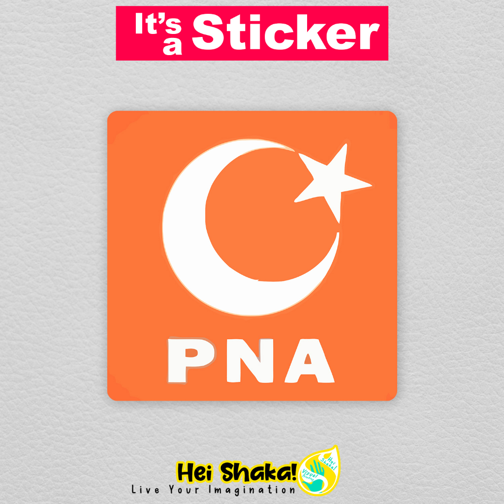 

Heishaka Stiker Partai Nanggroe Aceh PNA Sticker Parpol Politik Vinyl Anti Air