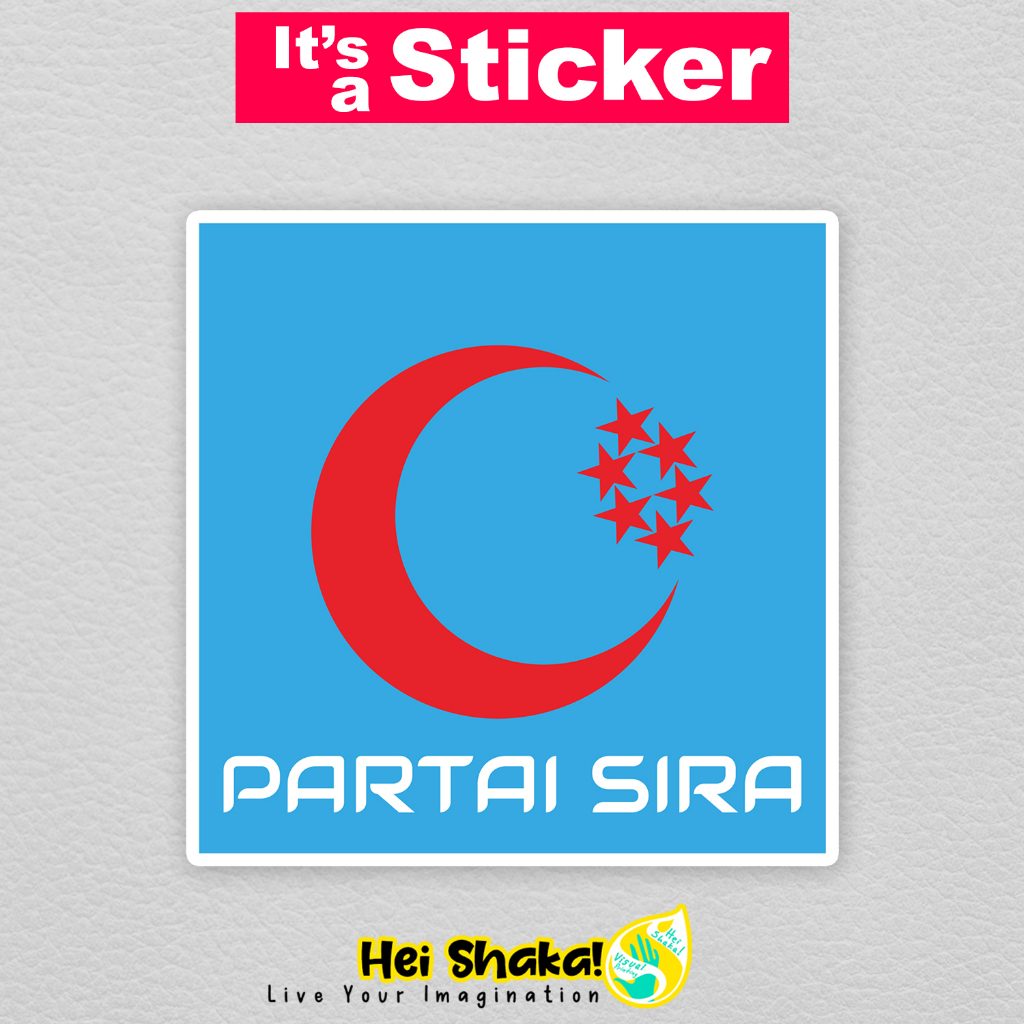 

Heishaka Stiker Partai Soliditas Independent Rakyat Aceh SIRA Sticker Parpol Politik Vinyl Anti Air