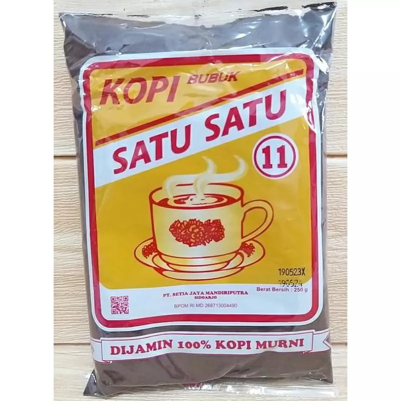 

kopi bubuk hitam satu-satu 250g