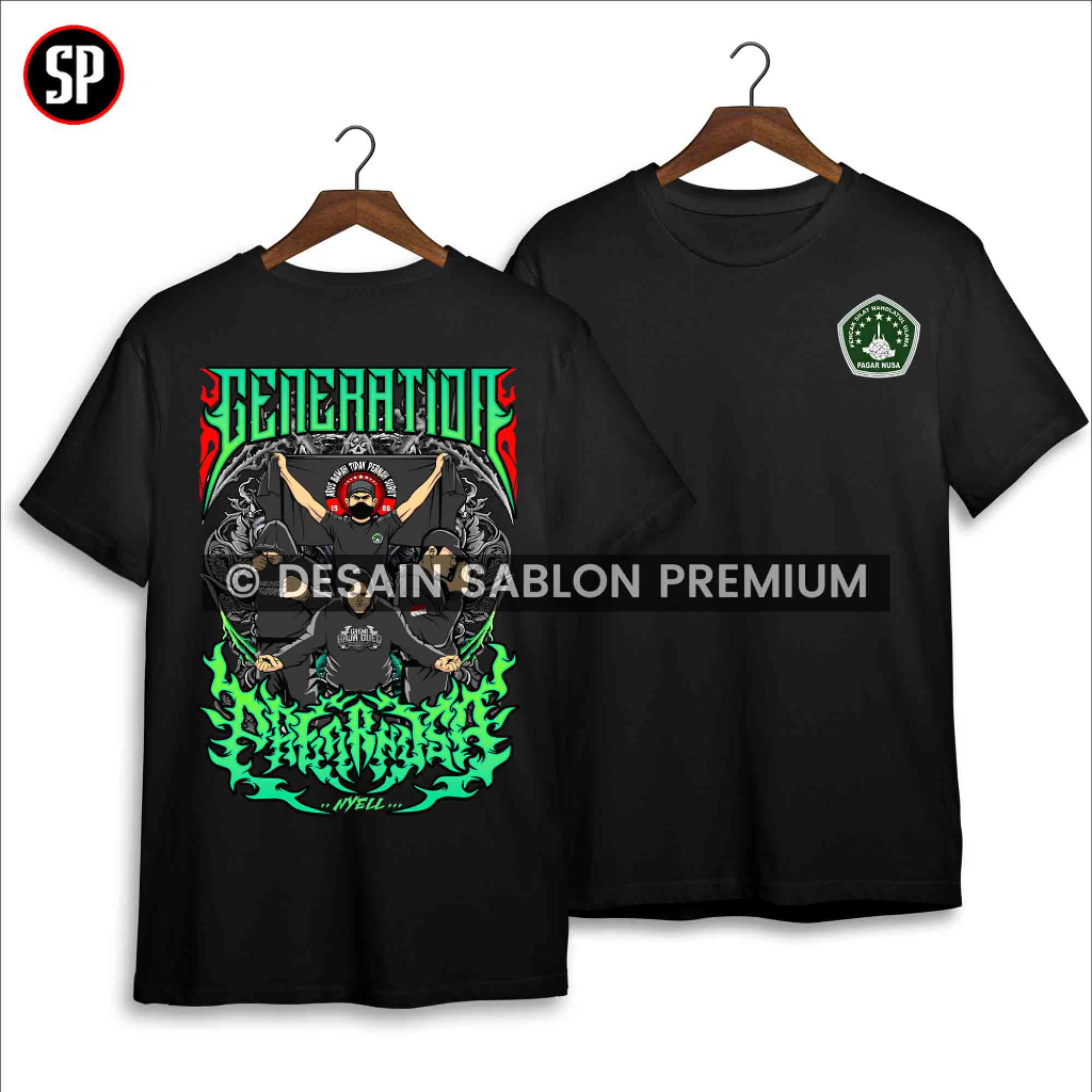 Kaos Pagar Nusa Distro Terbaru - PN Nyell Generation Arus Bawah Zona Baku Hantam Keren - Atasan PN G