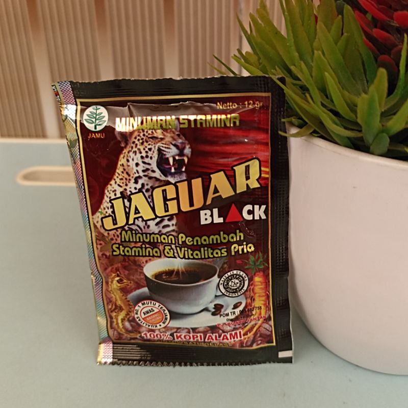 KOPI JAGUAR BLACK (1 SACHET) KOPI VITALITAS PRIA DEWASA OBAT KUAT