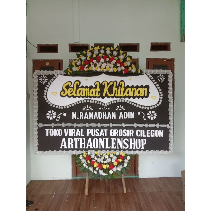 karangan bunga papan selamat khitanan, serang, Cilegon, Rangkasbitung,