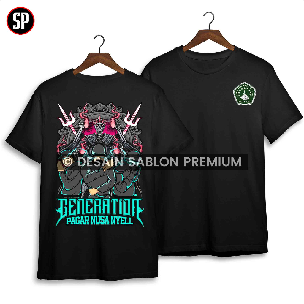 Kaos Pagar Nusa Distro Terbaru - HOLIGAN EXEKUTOR PN Nyell Arus Bawah TRISULA Zona Baku Hantam Keren