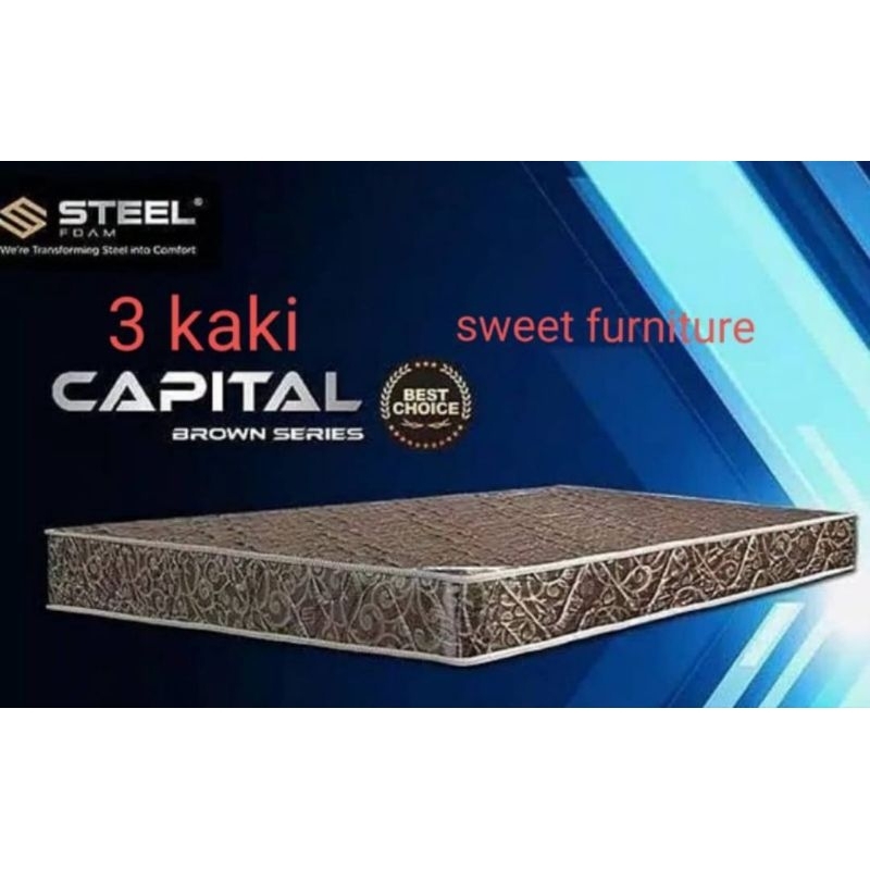 Kasur Tilam Busa Steel Capital 14 cm18 cm Anti kempes