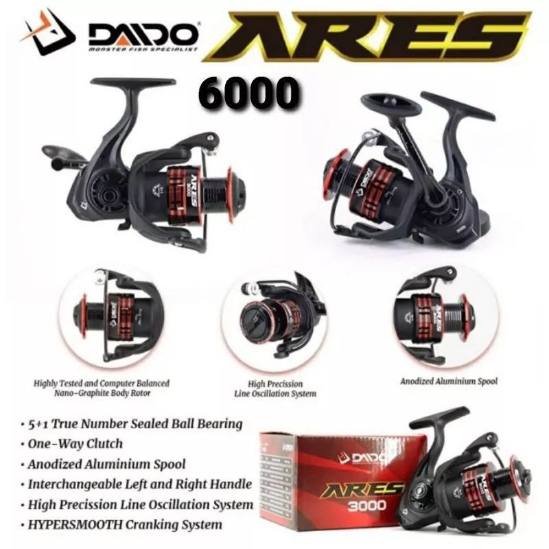 REEL PANCING DAIDO ARES 1000 /2000 /3000 /4000 /6000 ULTRA SMOOTH