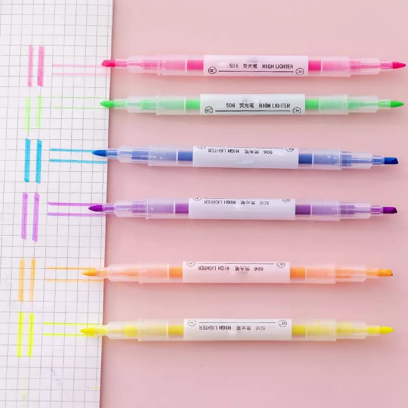 

STABILO 2 SISI HIGHLIGHTER 2IN1 SET ISI 6 PCS / PERLENGKAPAN ALAT TULIS PENSIL STABILO WARNA WARNI