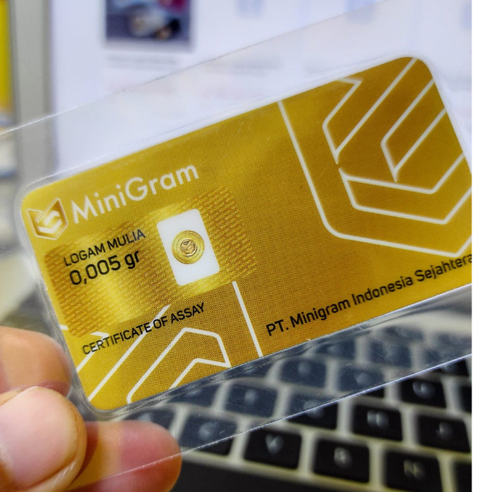 EMAS MINI 0.002 gram ASLI  24 karat Babygold Bandung Emas kecil mini batangan Baby Gold minigram mic