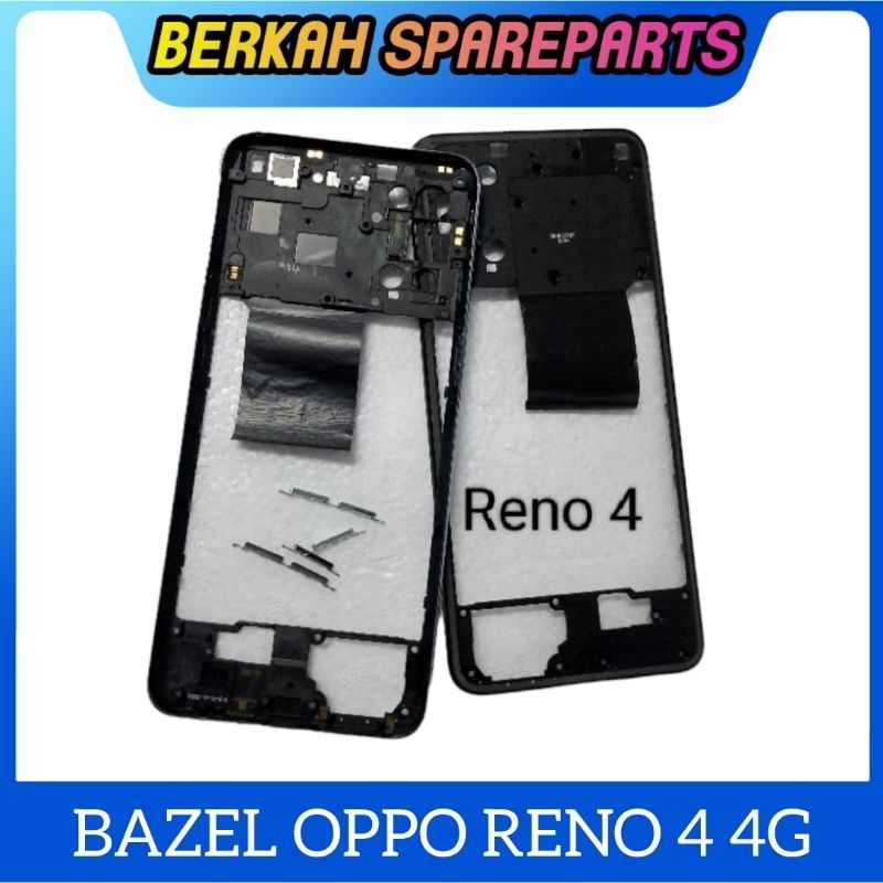 BEZZEL BEZEL BAZEL OPPO RENO 4 4G TUTUP MESIN TATAKAN BACKDOOR