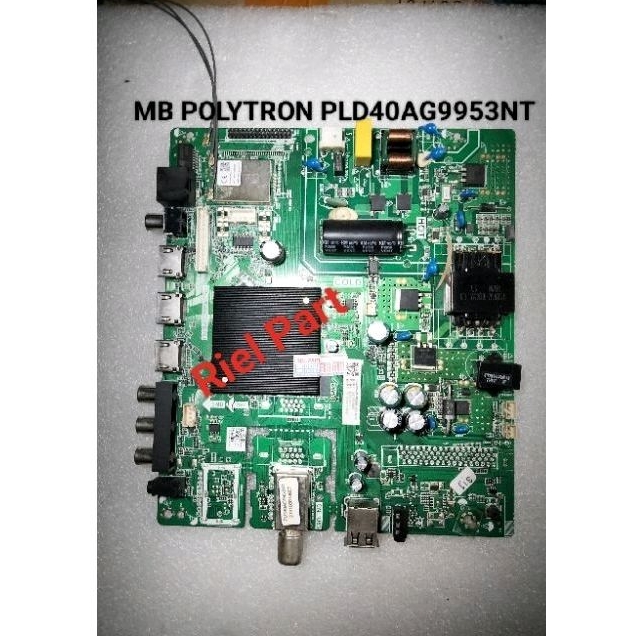 MB - MAINBOARD MOBO MODULE MOTHERBOARD MESIN TV LED SMART POLYTRON PLD40AG9953NT - PLD 40AG9953NT - 