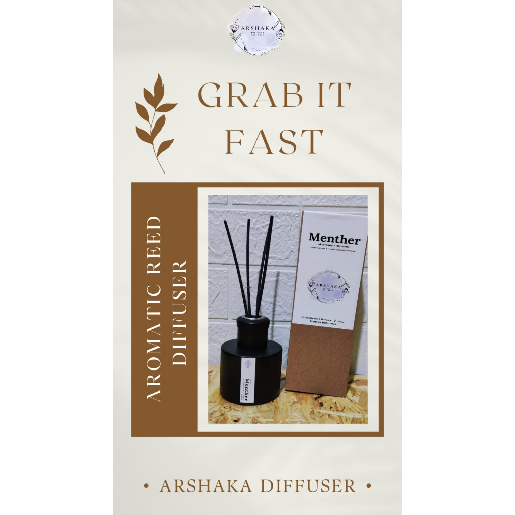 Pengharum Ruangan Reed Diffuser Rattan Stick Aromatherapy Pengharum Pewangi Ruangan Reed Diffuser Ar
