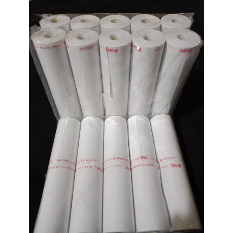 

Kertas kasir Thermal logo SRC 58x30mm 10 roll