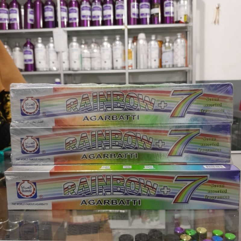 Dupa Lidi Wangi Buhur 7 Rainbow Dupa Rainbow Surrati Dupa Stick Rainbow Bau Harum 7 Macam Aroma Dupa