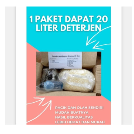 Bahan baku pembuatan sabun cair cuci baju (rinso cair)