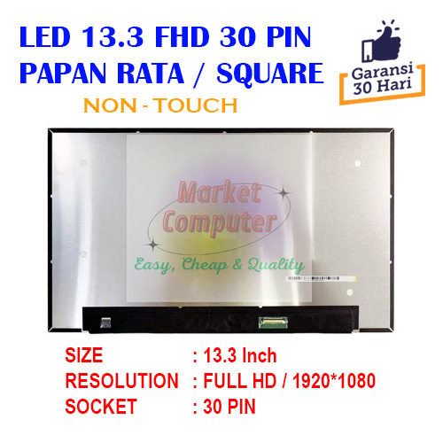 LAYAR LCD LED SCREEN PANEL DISPLAY LAPTOP NOTEBOOK ULTRABOOK ASUS ZENBOOK 13 UX333 UX333F UX333FA UX
