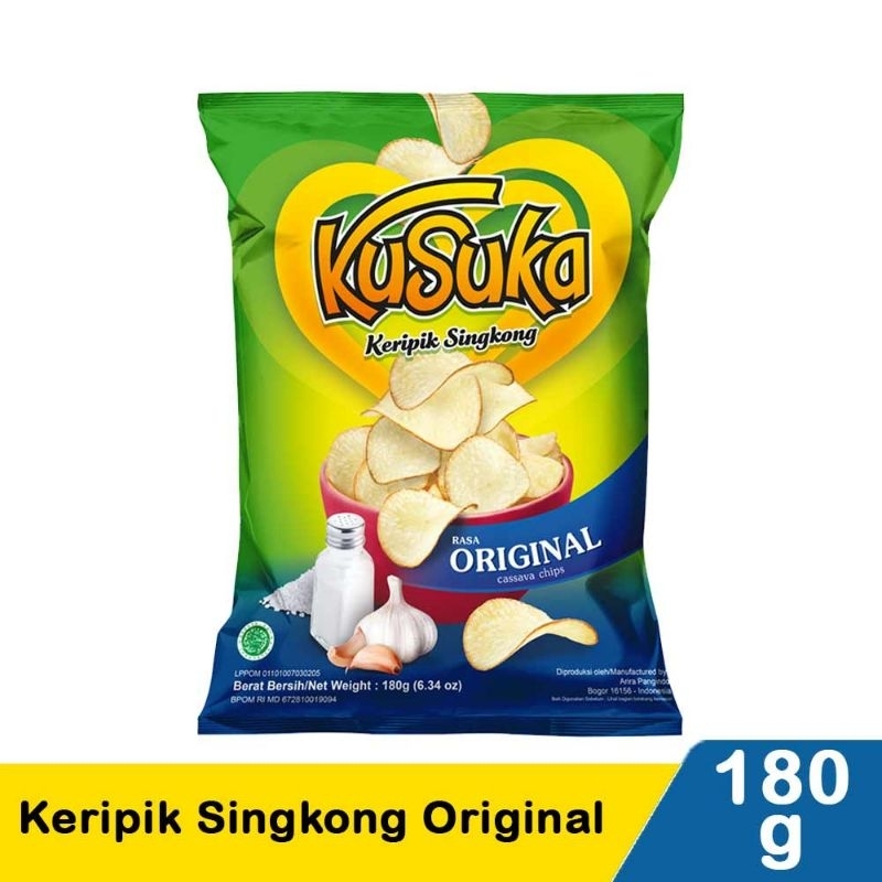 

Kusuka Keripik Singkong Original 180G