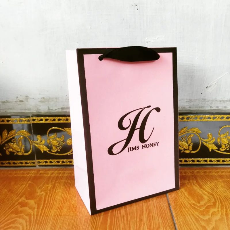 

[40 gr] PAPERBAG JHIMSHONEY BAHAN BC UKURAN 16x8x22