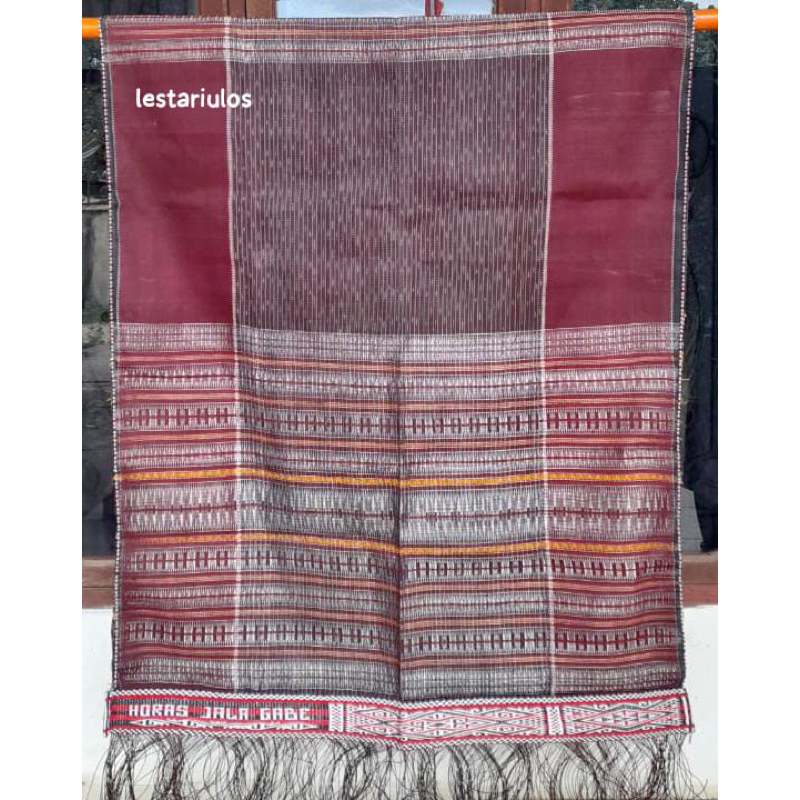 Ulos sirara Ragi Hotang Ulos Hela asli tenun tangan