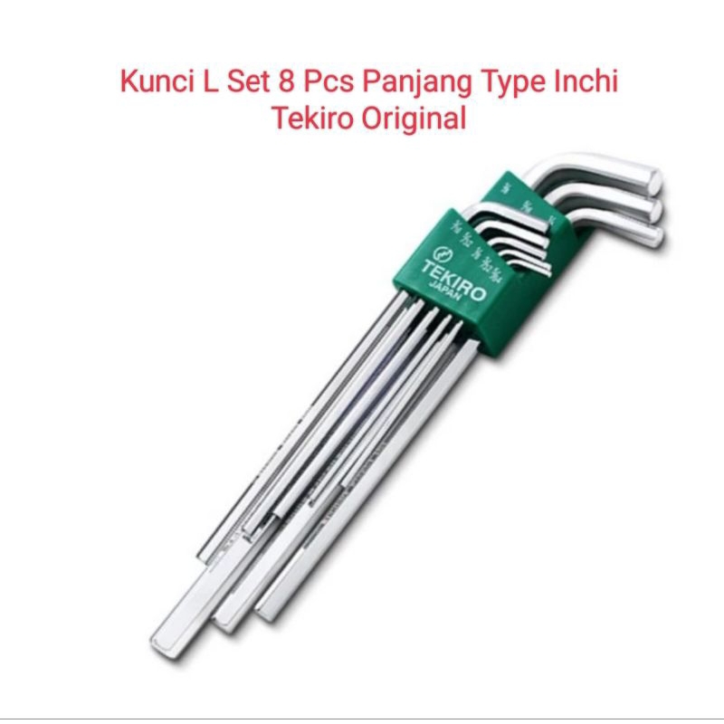 TEKIRO Kunci L Set Inchi Panjang Tekiro / Long Key Inch Set Tekiro