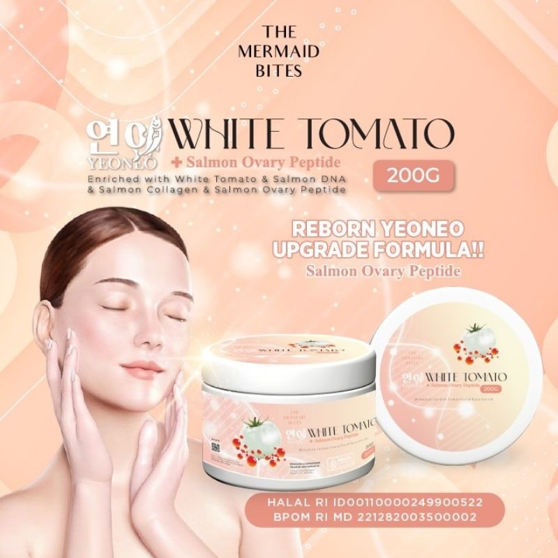THE MERMAID BITES YEON-EO 연어 ENRICHED with : SALMON DNA & WHITE TOMATO