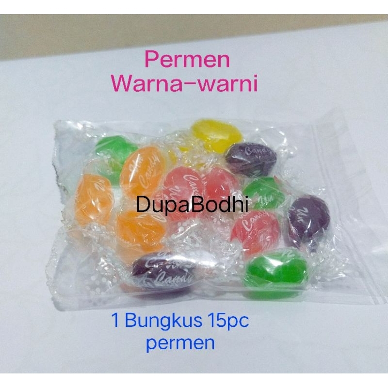 

permen warna warni / permen sembahyang / bon bon / permen tecukong / permen murah