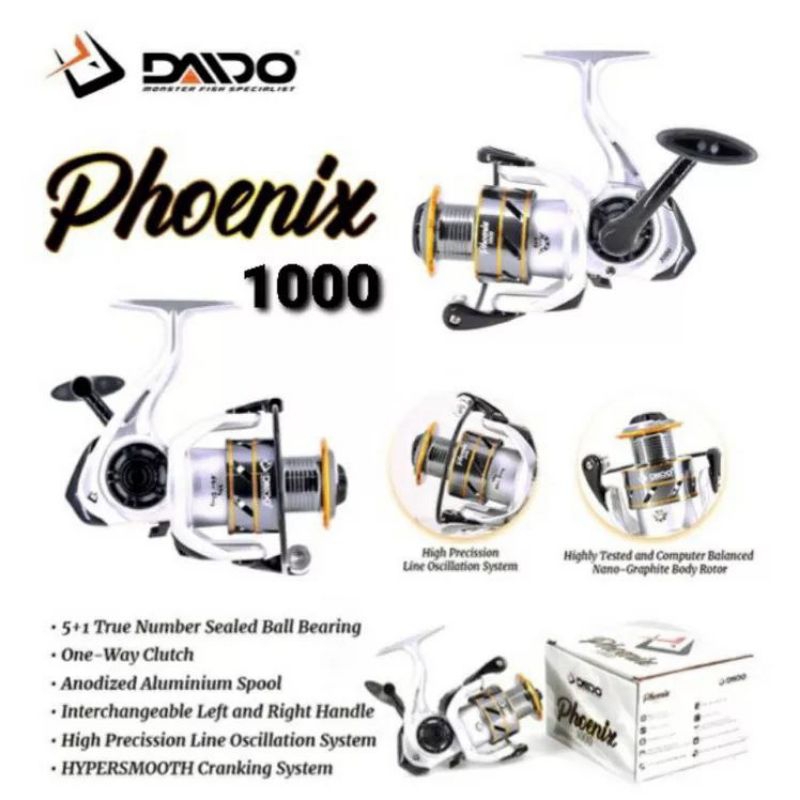 REEL PANCING DAIDO PHOENIX 1000 /2000 /3000 /4000 /6000 ULTRA SMOOTH