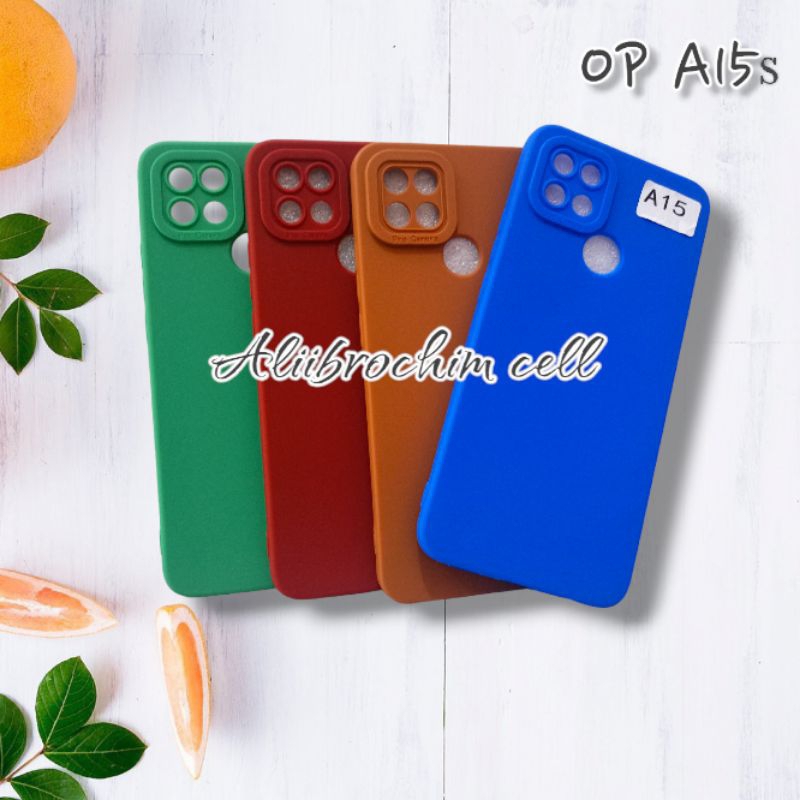 SOFTCASE OPPO A15S SILIKON CASE MACARON PRO CAMERA FULL COLOR 3D ORIGINAL TPU