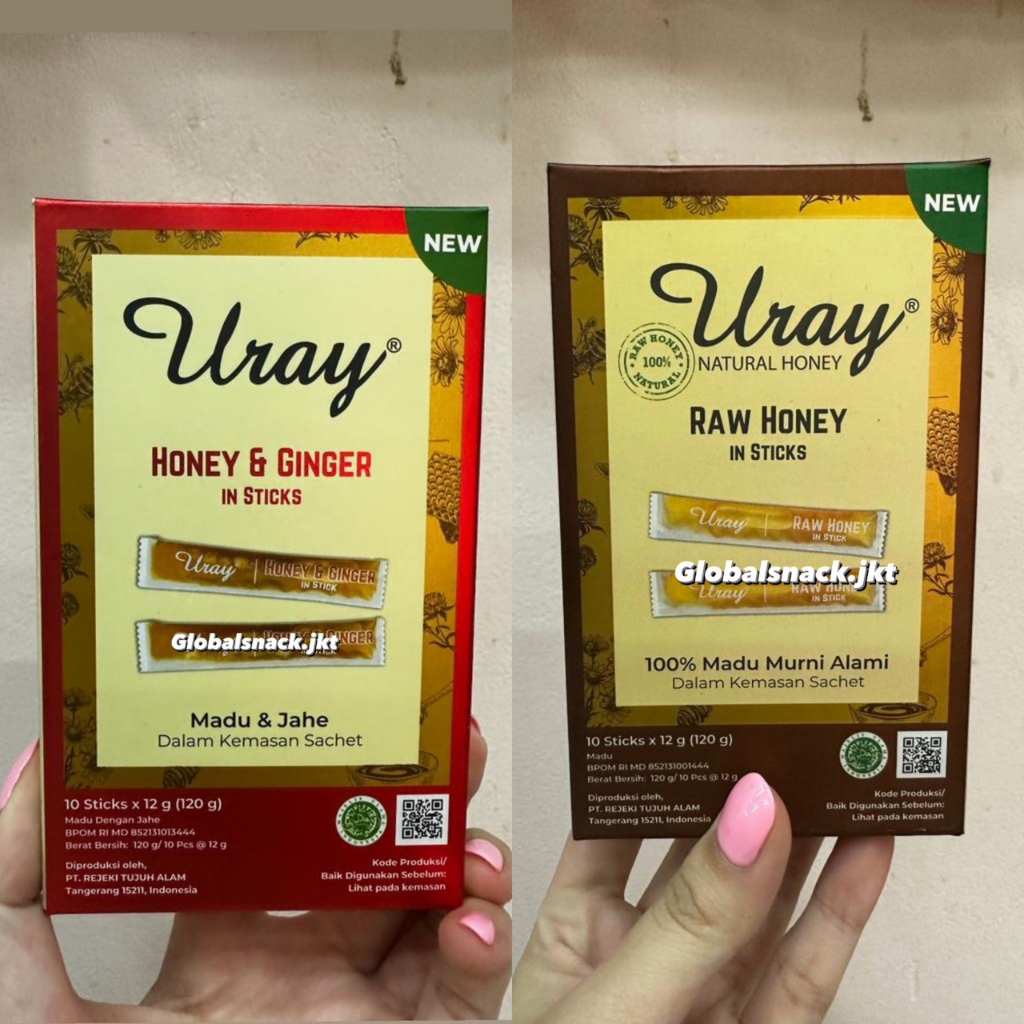 

URAY HONEY AND GINGER IN STICKS / RAW HONEY MADU MURNI