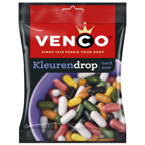 

Permen Venco Kleurendrop Hard Zoet Coloured Licorice 225 Gram