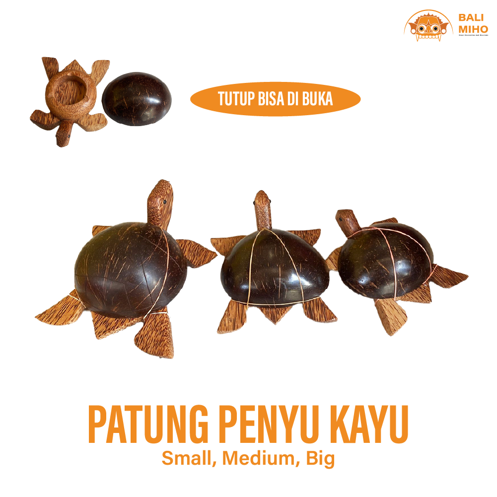 Asbak kura kura Cangkang Buka Tutup - Asbak Penyu - Asbak Rokok - Tempat Puntung Rokok - Asbak Motif