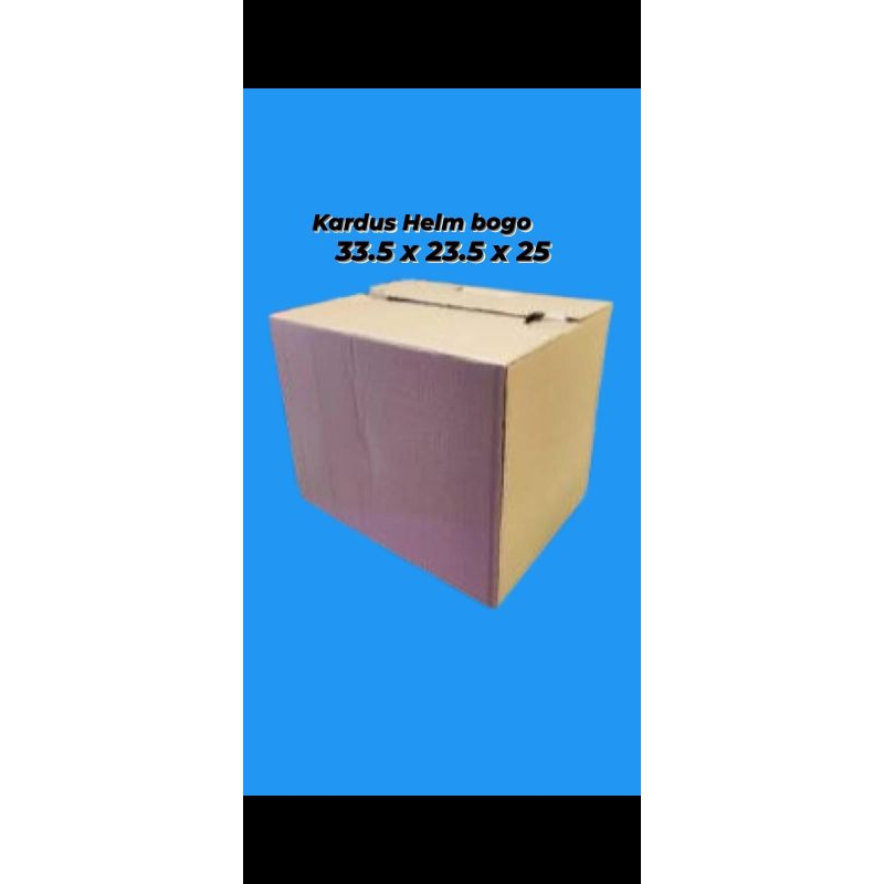 

Dus/karton box kraf/white kraf single wall/doble bahan baru wall size 33.5x23.5x25