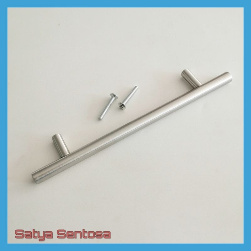 Tarikan Handle Laci Pipa Bulat Stainless Minimalis