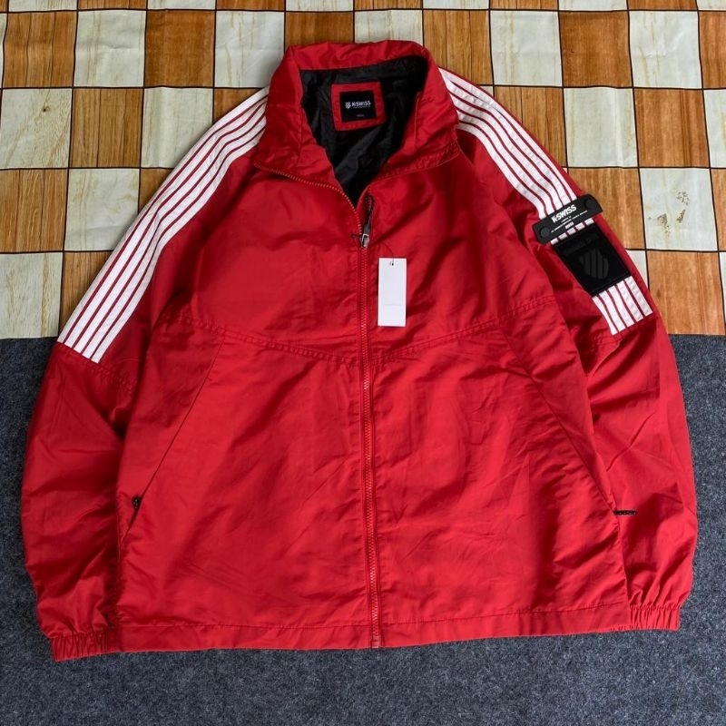 Jaket Vintage Winbreakers K-SWISS  Size XL Second Original