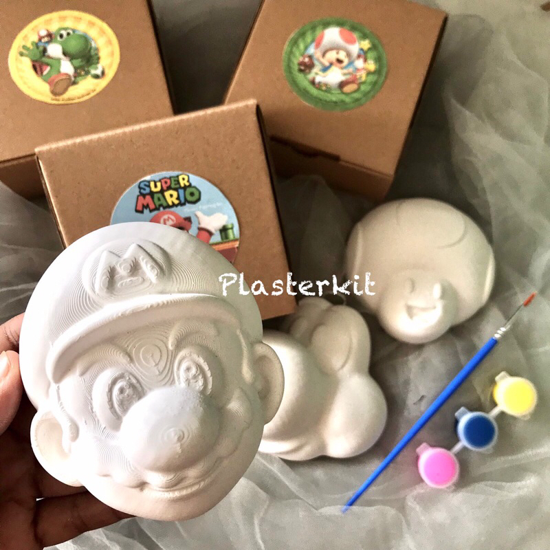 Mainan Edukasi Anak DIY Painting Gypsum Kit Melukis Mewarnai Patung Gypsum patung lukis Mainan Mewar