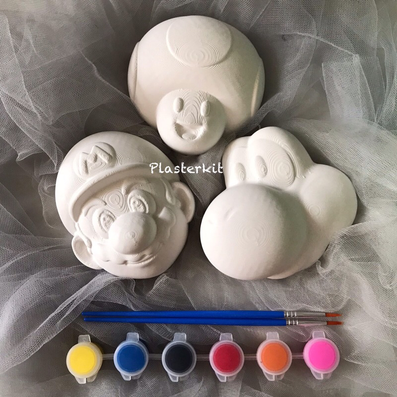 Mainan Edukasi Anak DIY Painting Gypsum Kit Melukis Mewarnai Patung Gypsum patung lukis Mainan Mewar