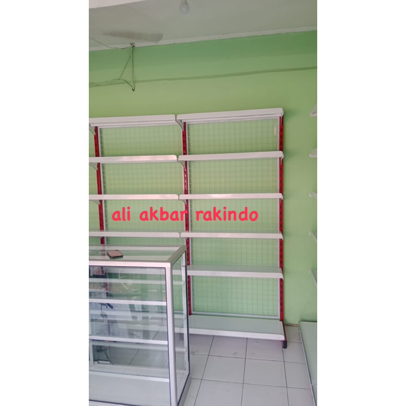 rak mini market single 2m