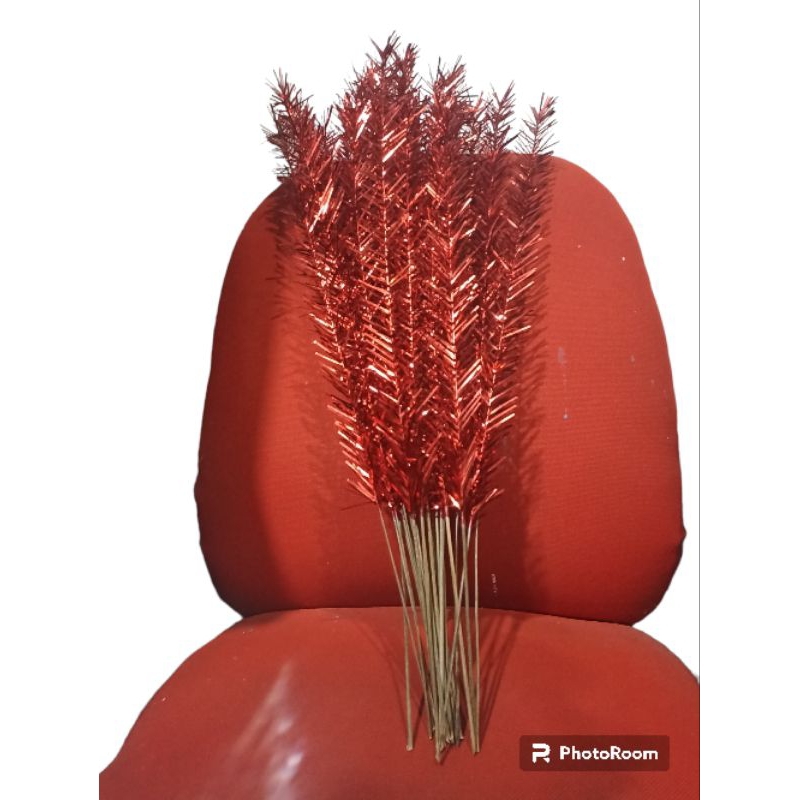

Kembang kelapa rias ondel-ondel warna merah