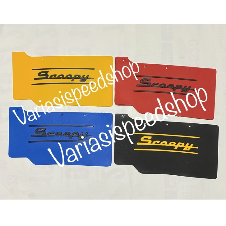 Mud Flap Scoopy Fi Penahan Lumpur Aksesories Honda Scoopy Fi