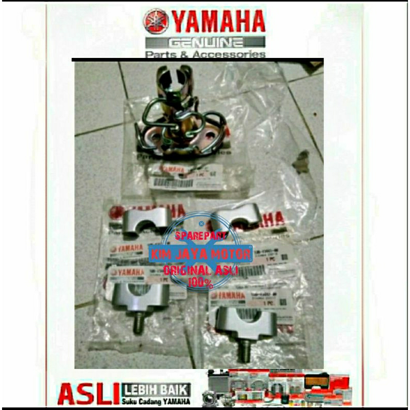 BRACKET DUDUKAN STANG SET YAMAHA FINO ORIGINAL