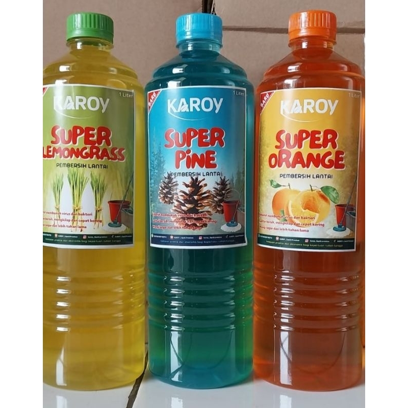 Pembersih Lantai KAROY 1 Liter dan 5 Liter