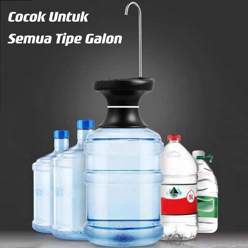 Pompa Galon Air Elektronik / Water Dispenser Electric Pump Free Kabel USB + Selang Silikon⭐ Mrlion ⭐